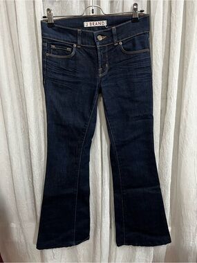 J Brand Dark Indigo Wide Leg Jeans
